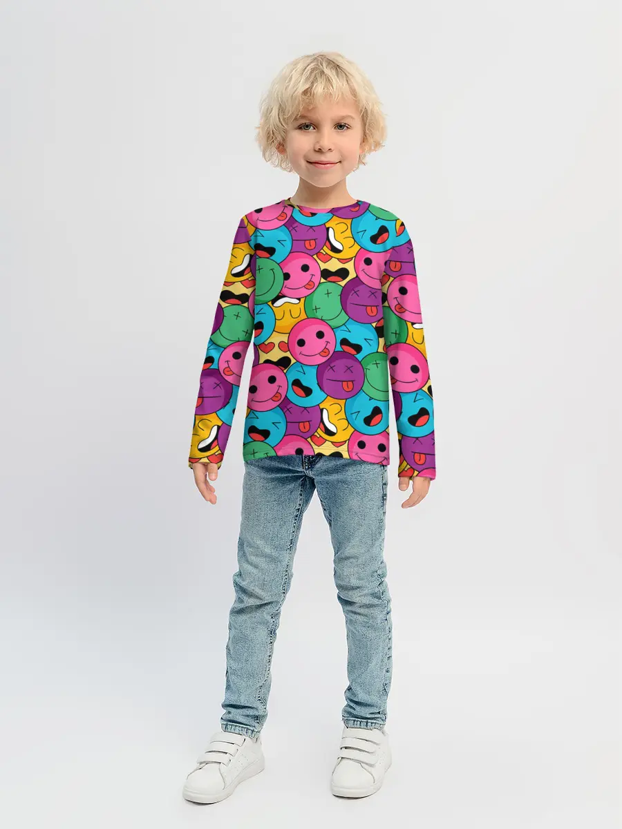 Детский лонгслив / Pattern