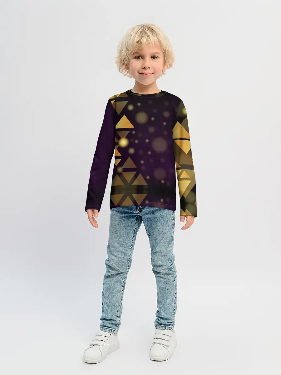 Детский лонгслив / Geometry