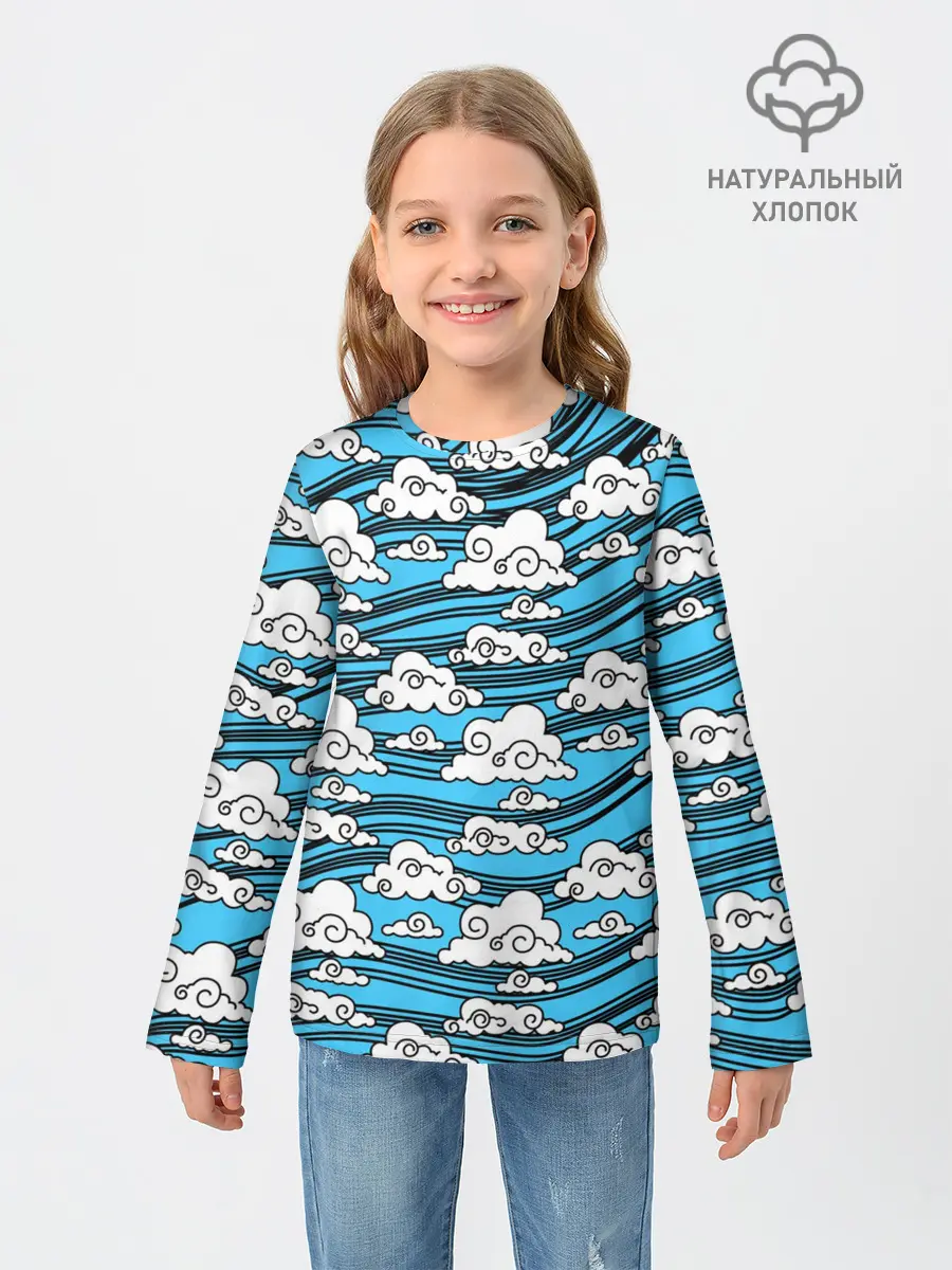 Детский лонгслив / КИМОНО ТАНДЖИРО