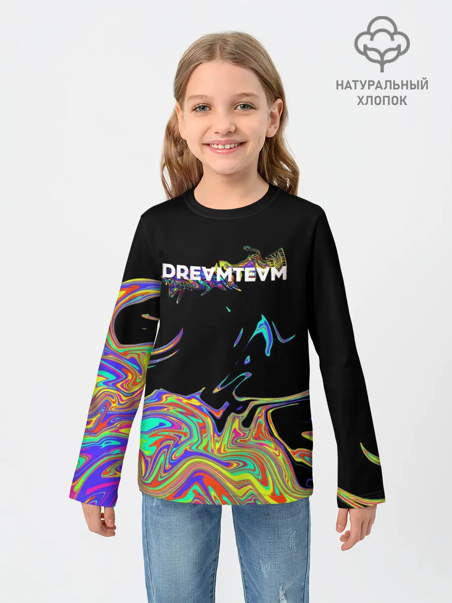 Детский лонгслив / Rainbow Dream Team