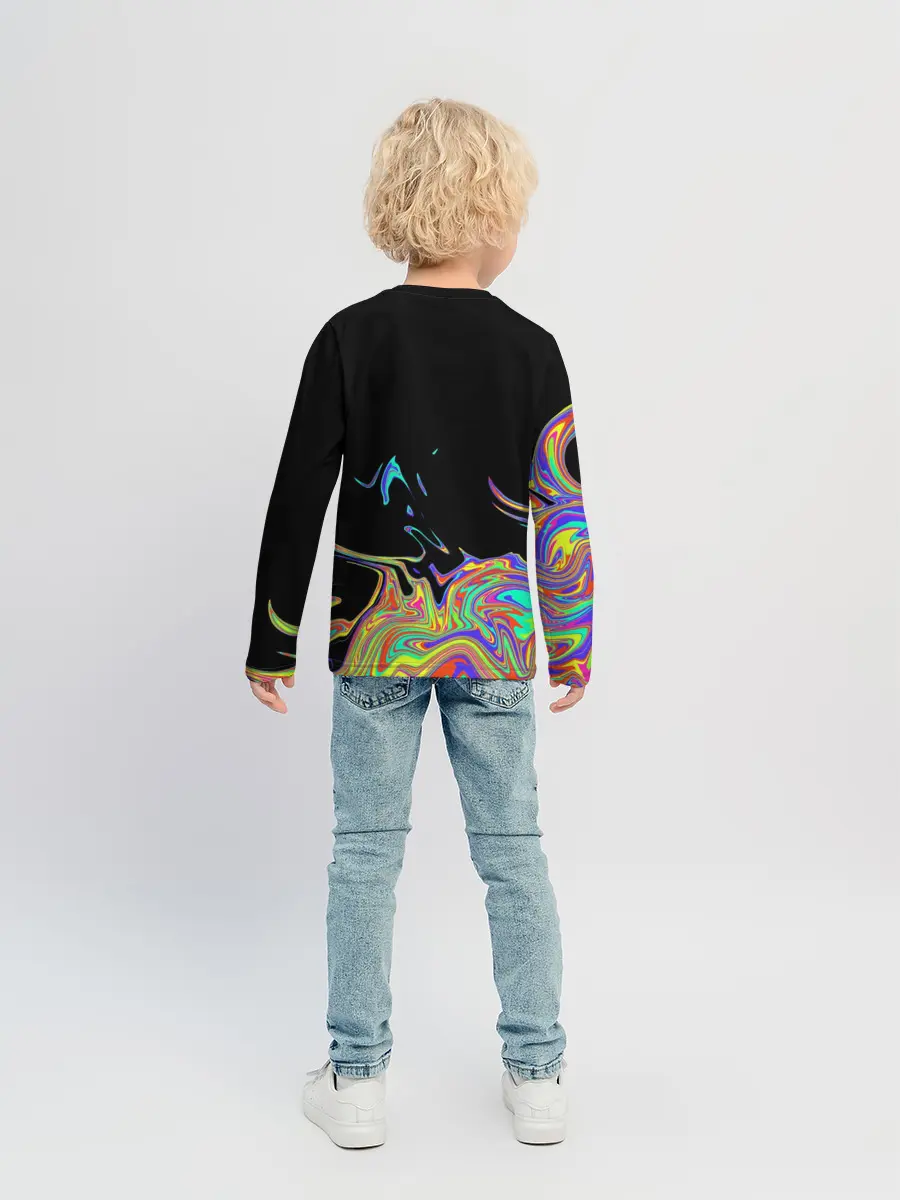 Детский лонгслив / Rainbow Dream Team