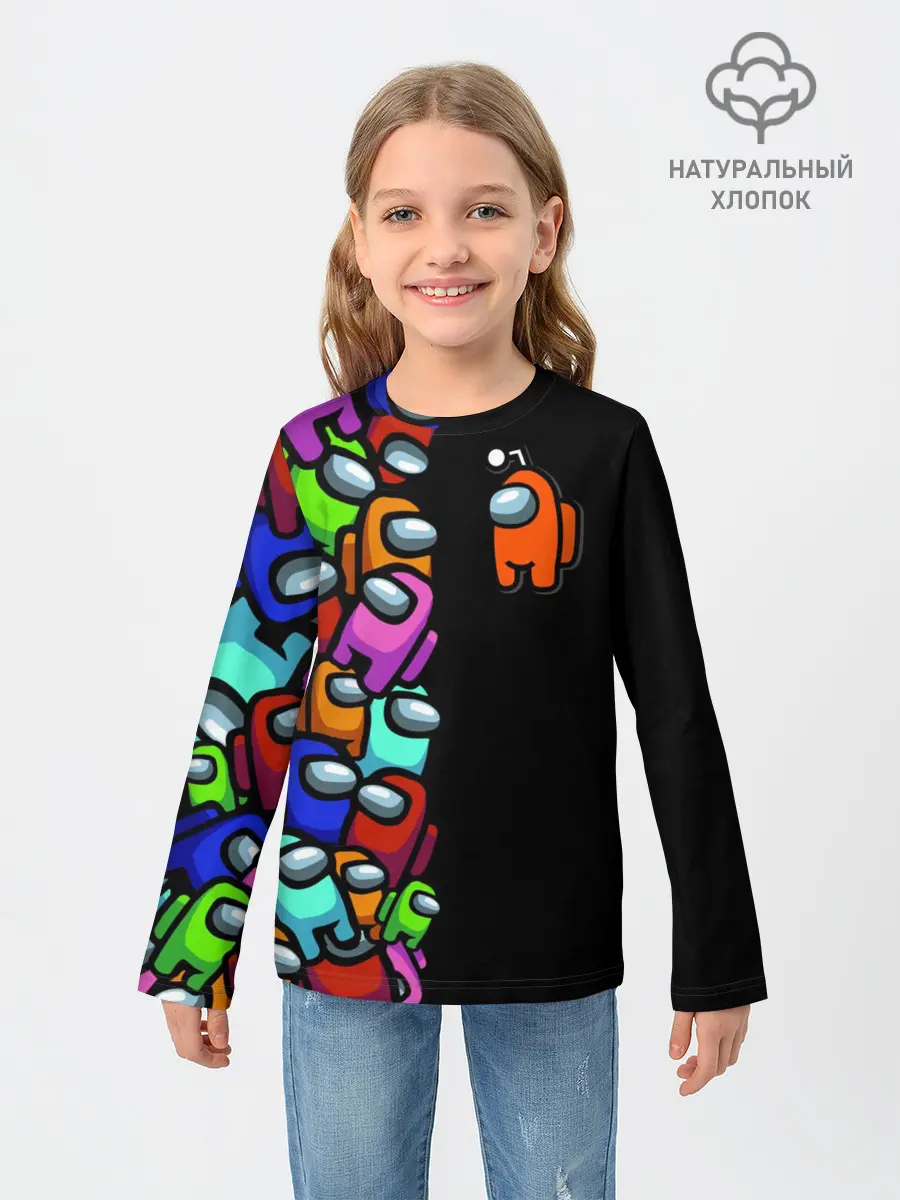 Детский лонгслив / Among us
