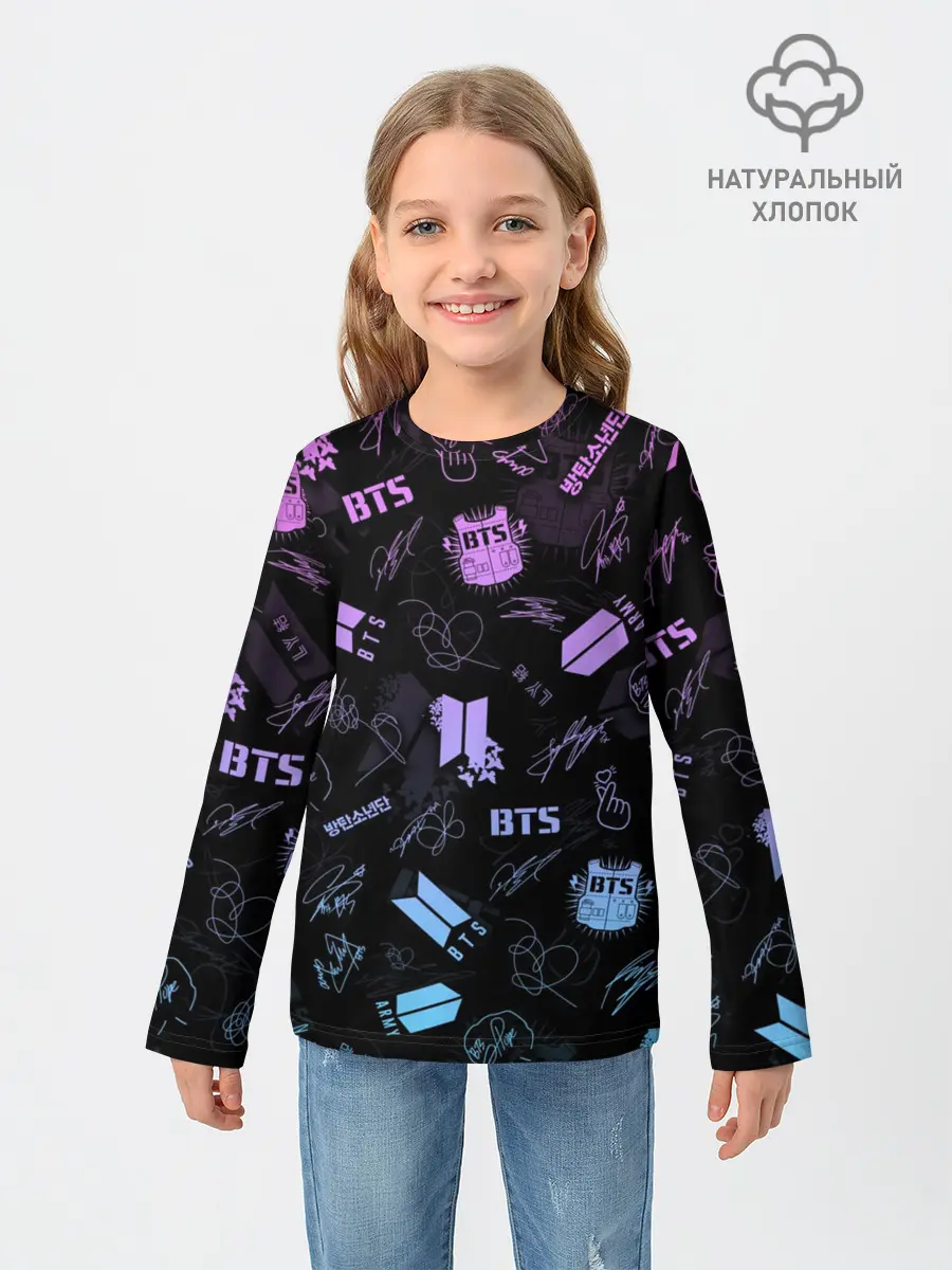 Детский лонгслив / BTS