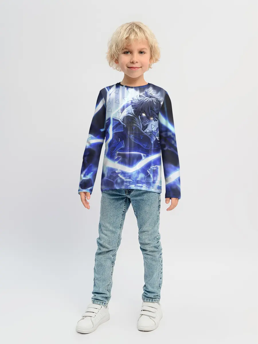Детский лонгслив / Клинок рассекающий демонов