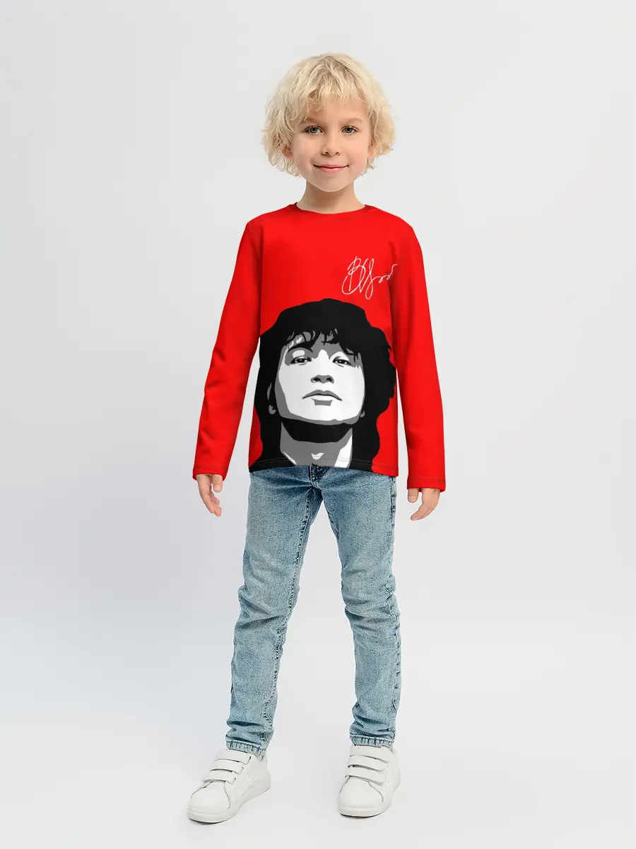 Детский лонгслив / ВИКТОР ЦОЙ