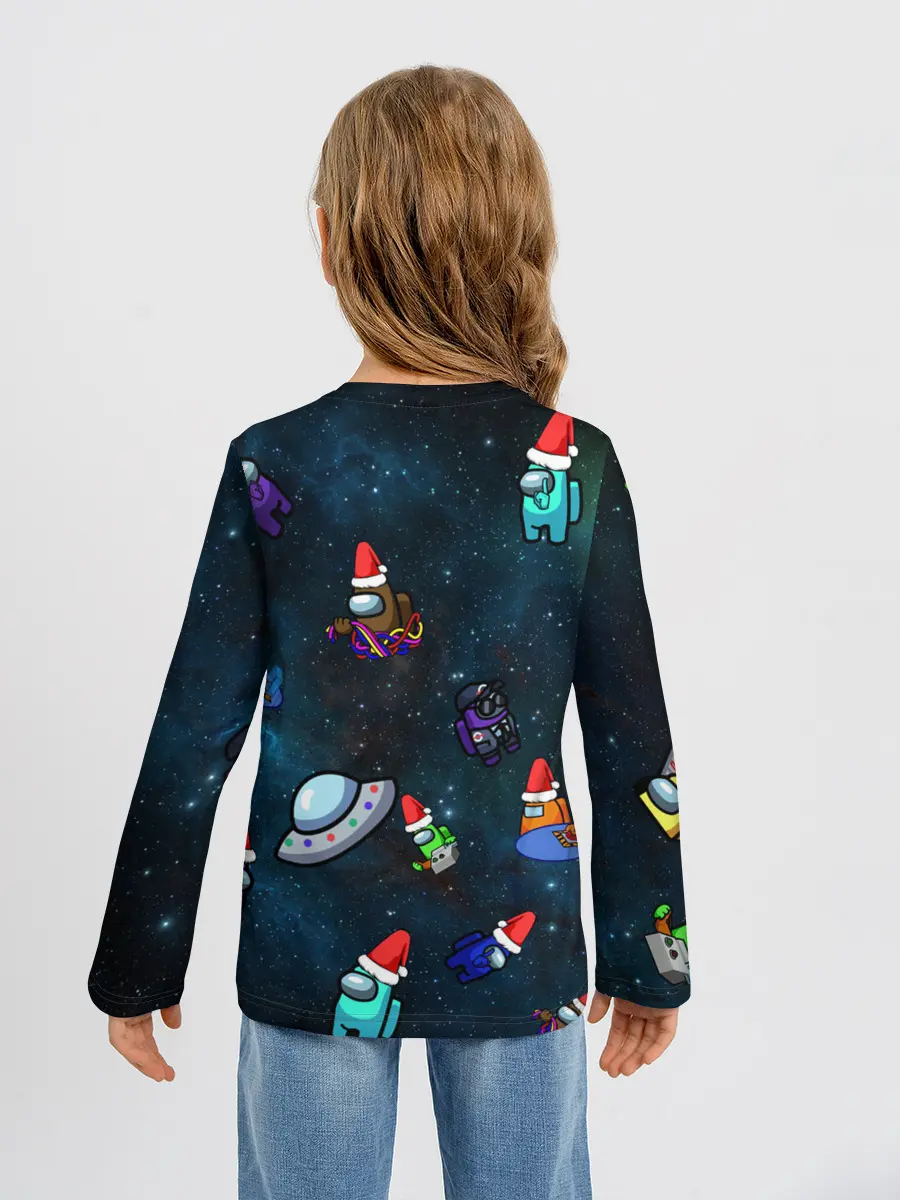 Детский лонгслив / Among Us 2021