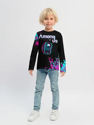 Детский лонгслив / Among Us