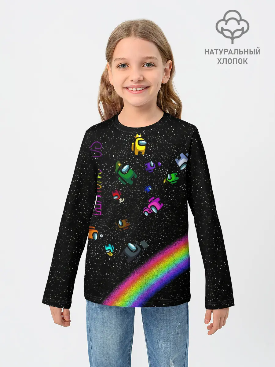 Детский лонгслив / Among Us