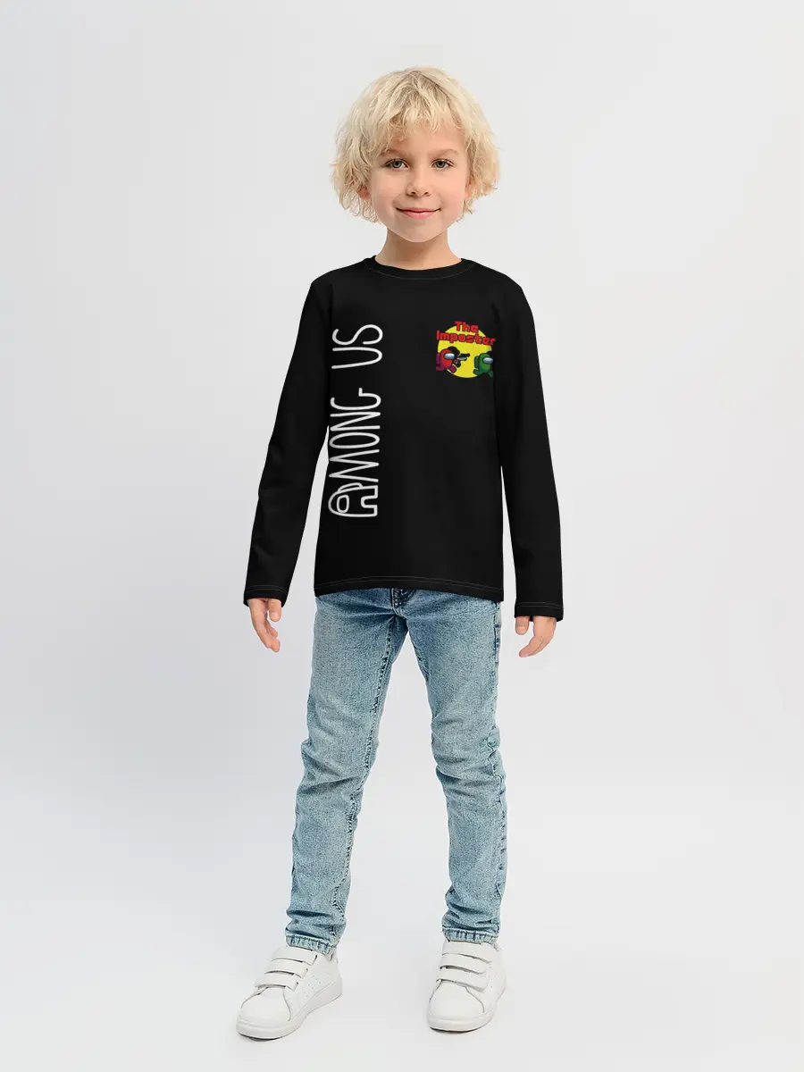 Детский лонгслив / Among Us | The Imposter