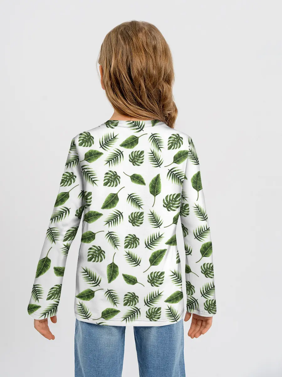 Детский лонгслив / папоротник
