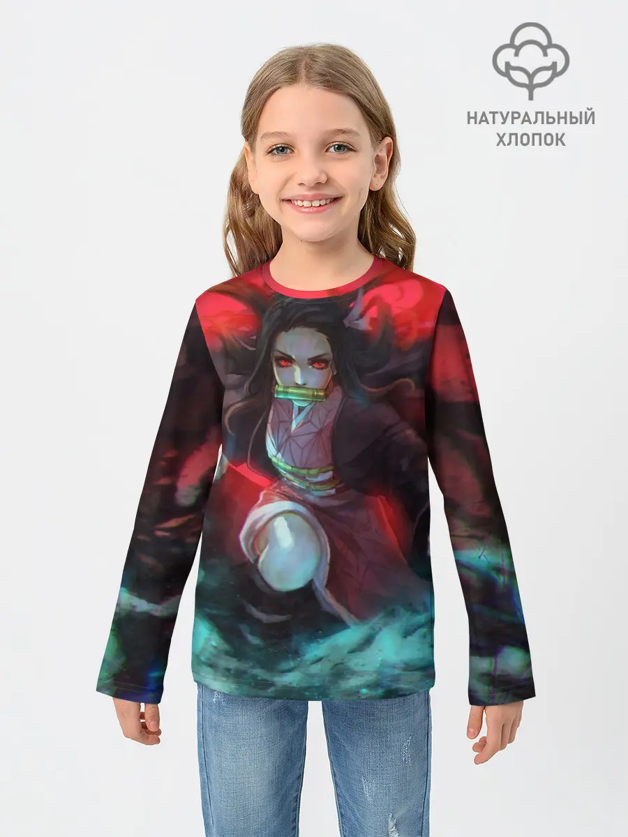 Детский лонгслив / НЕЗУКО ИЗ КЛИНКА