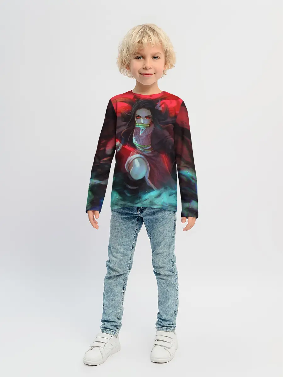 Детский лонгслив / НЕЗУКО ИЗ КЛИНКА