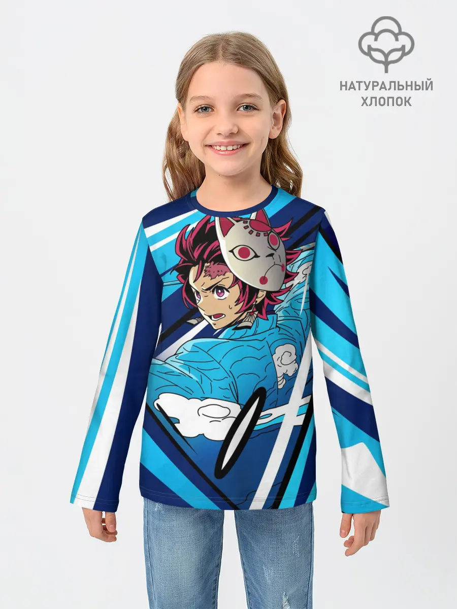 Детский лонгслив / Клинок рассекающий демонов