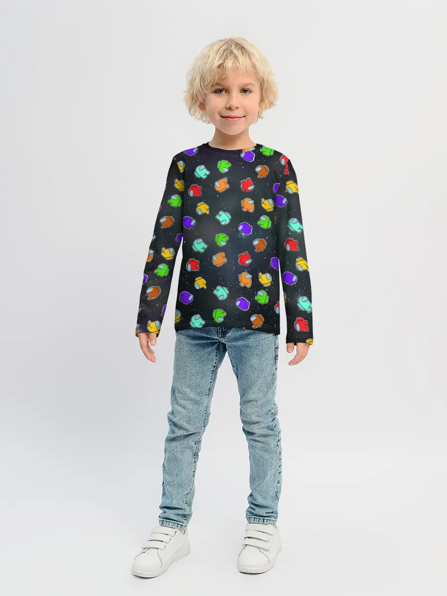 Детский лонгслив / Among Us