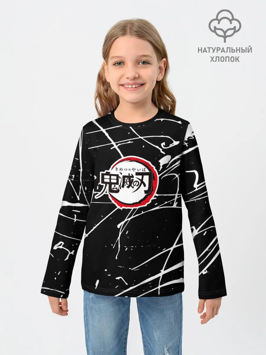 Детский лонгслив / Demon Slayer: Kimetsu no Yaiba