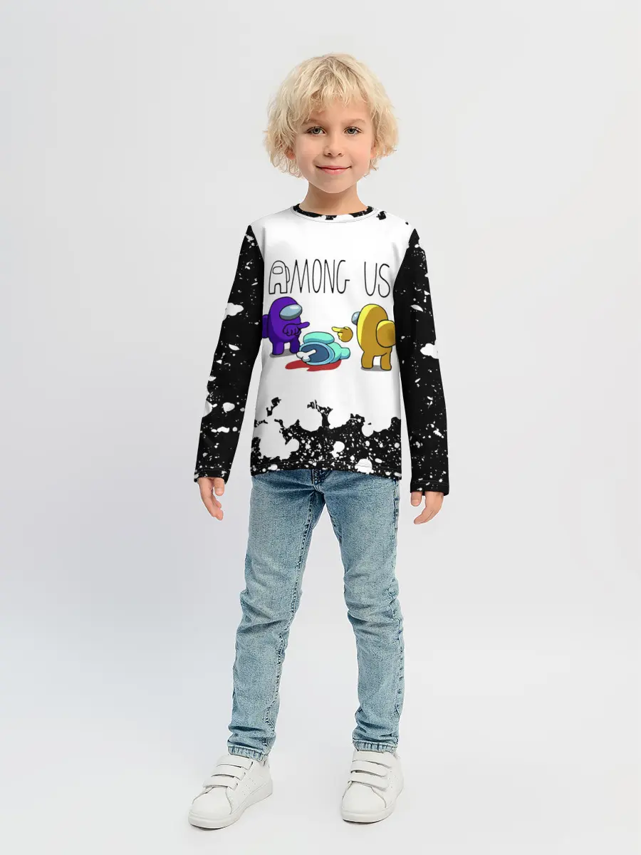 Детский лонгслив / Among Us