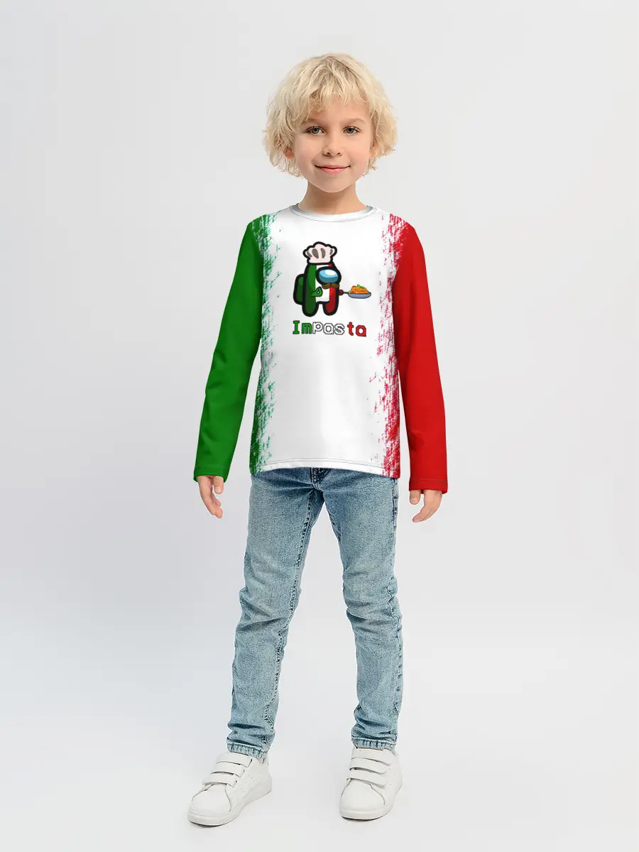 Детский лонгслив / Among Us Impasta