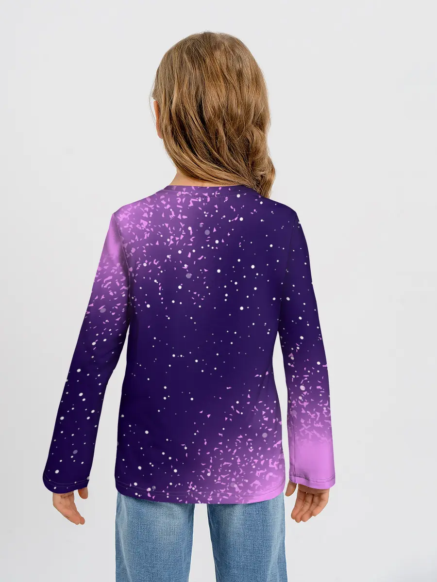 Детский лонгслив / AMONG US - SPACE