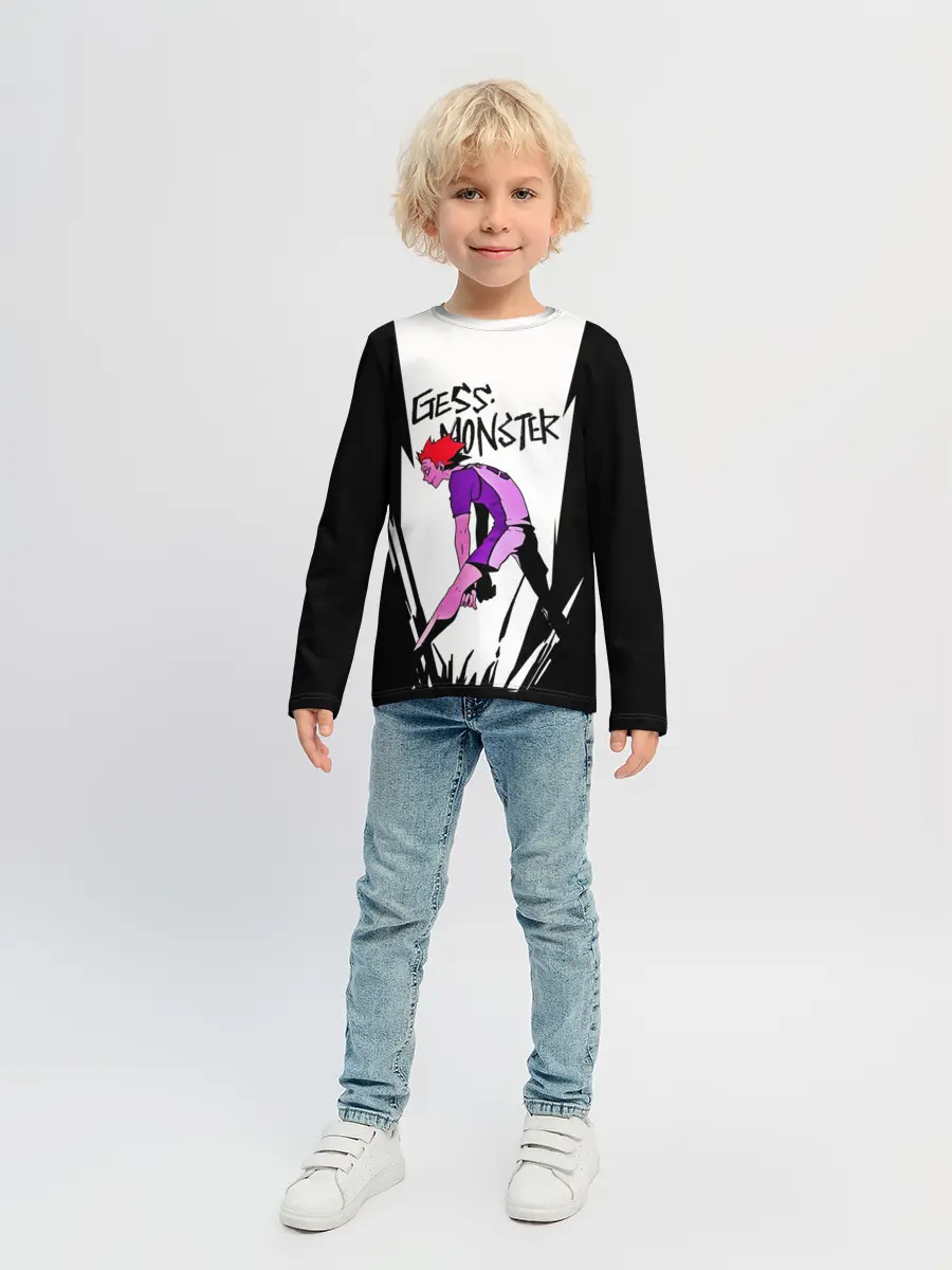 Детский лонгслив / Gess monster