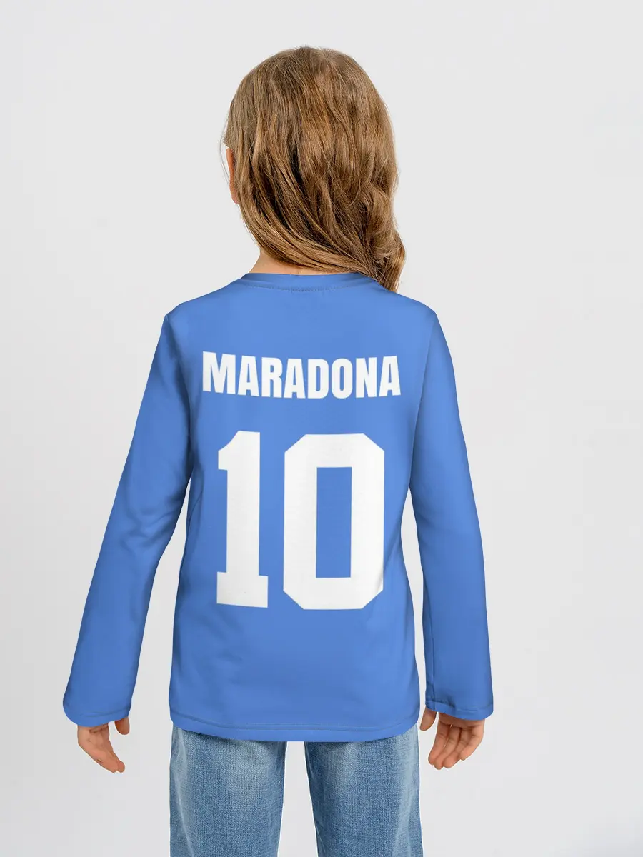Детский лонгслив / Диего Марадона Наполи