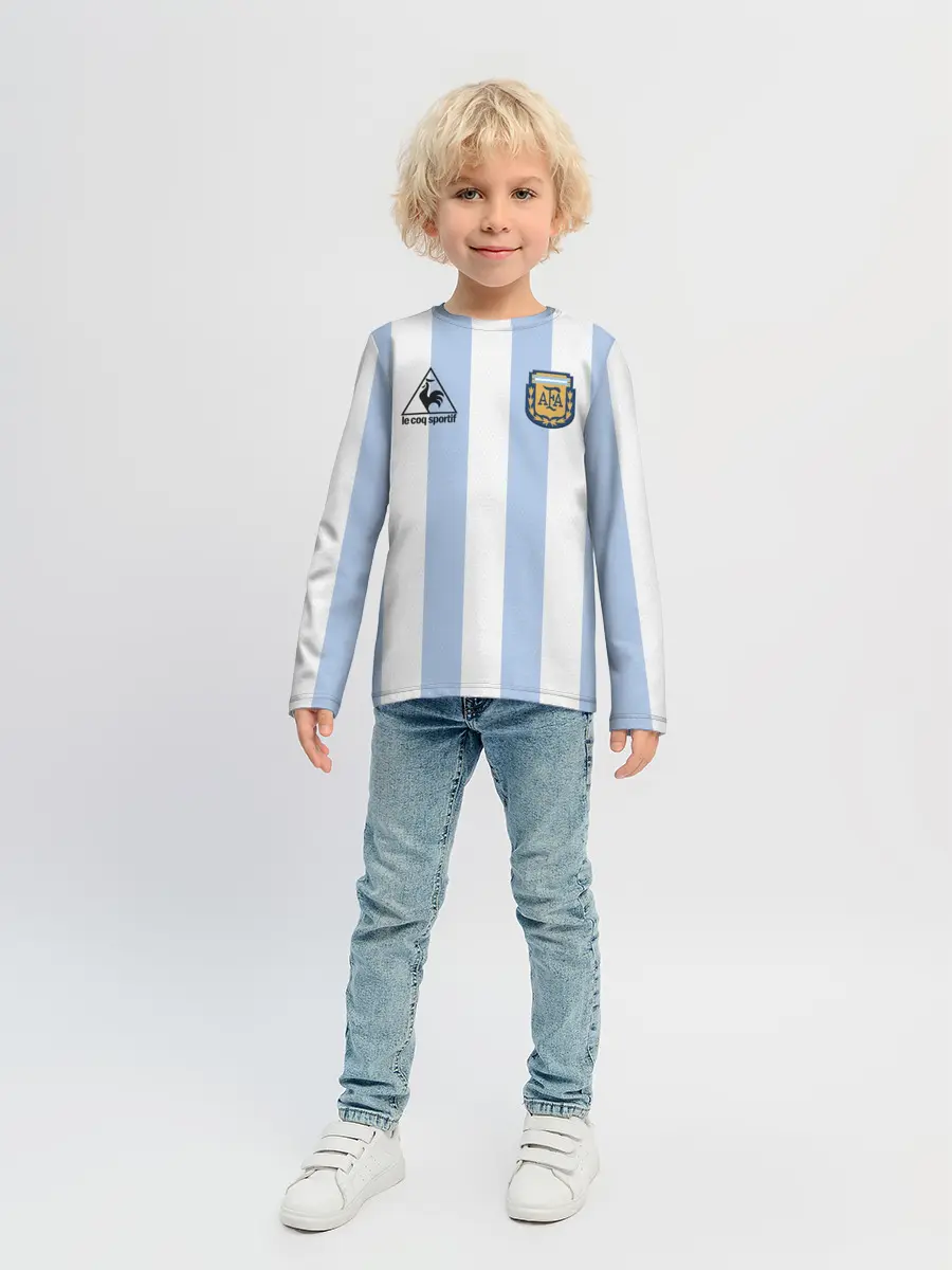 Детский лонгслив / Diego Maradona 10