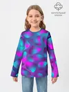 Детский лонгслив / Неоновые капли
