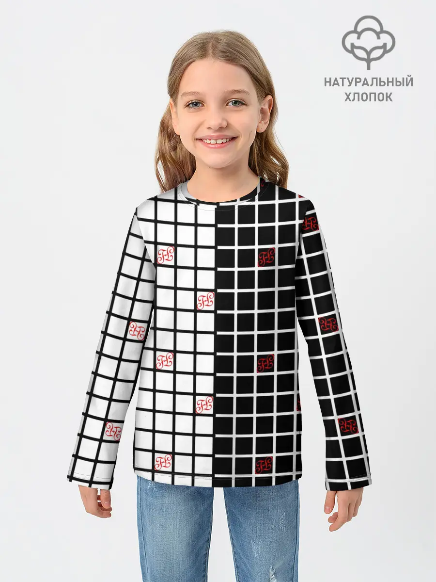 Детский лонгслив / Разносторонняя сетка Fumrre