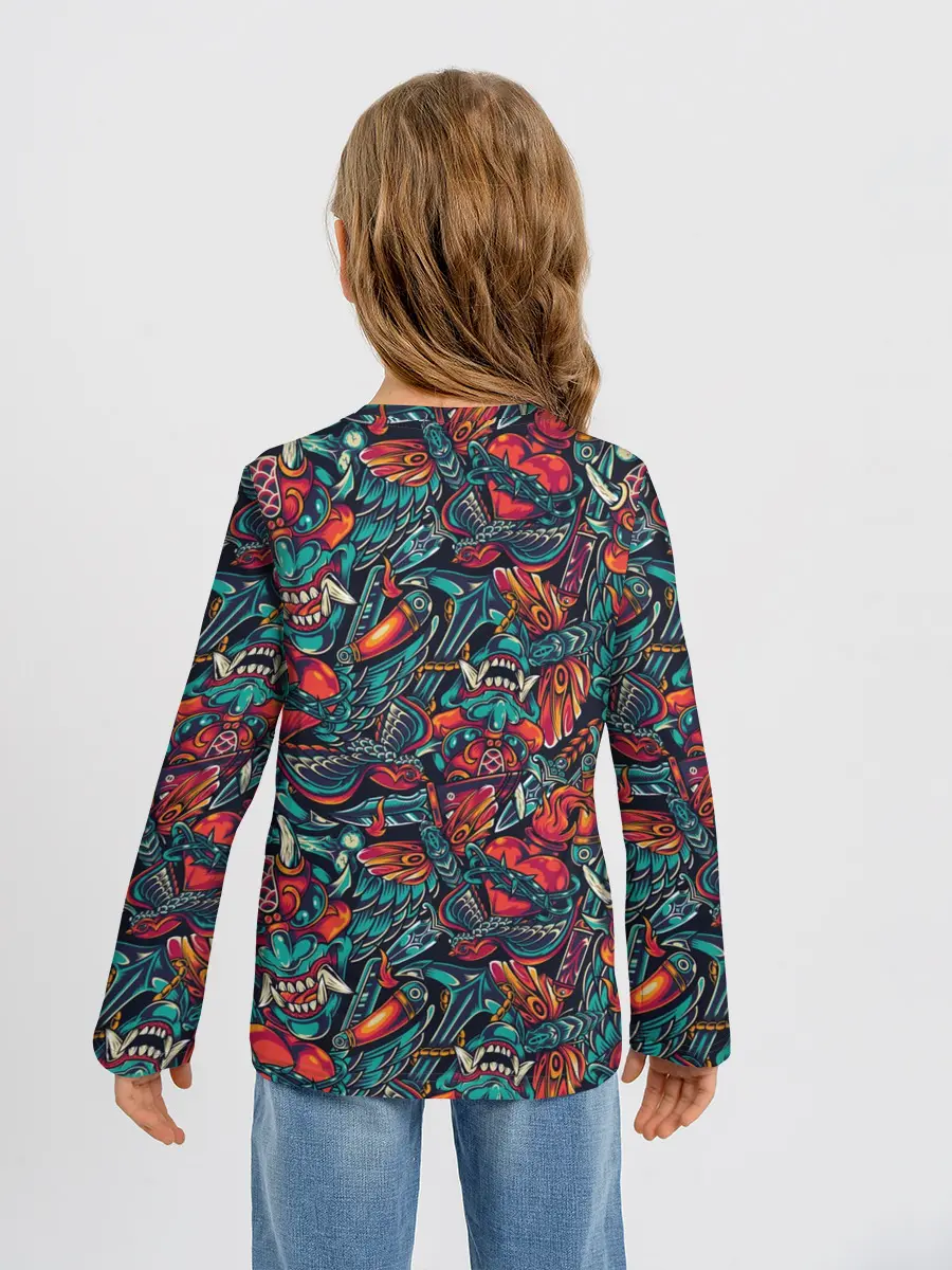 Детский лонгслив / Якудза