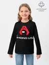 Детский лонгслив / Among Us | Логотип