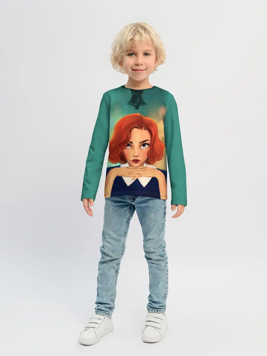 Детский лонгслив / Ход Королевы