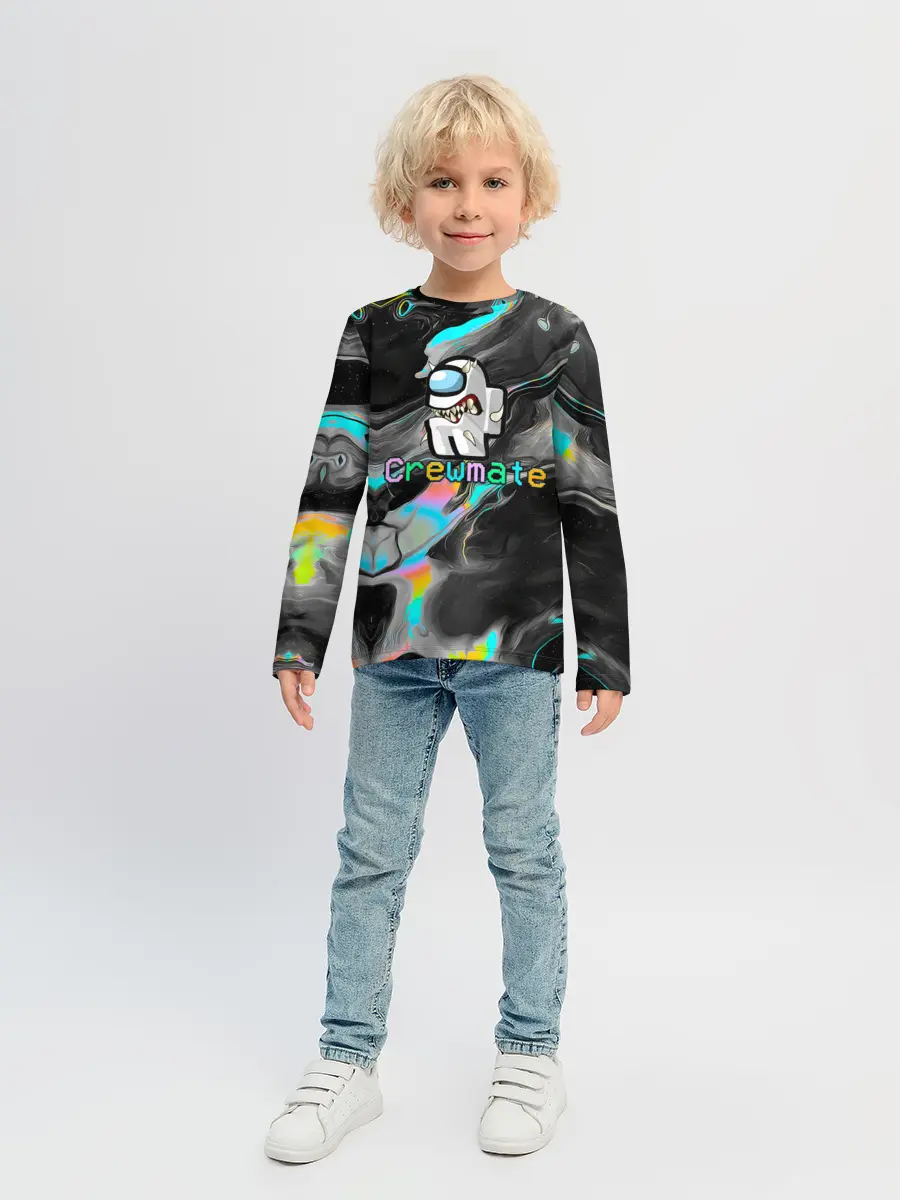 Детский лонгслив / Among Us