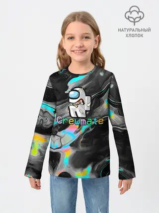 Детский лонгслив / Among Us