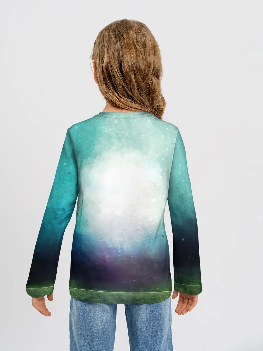 Детский лонгслив / 10 number