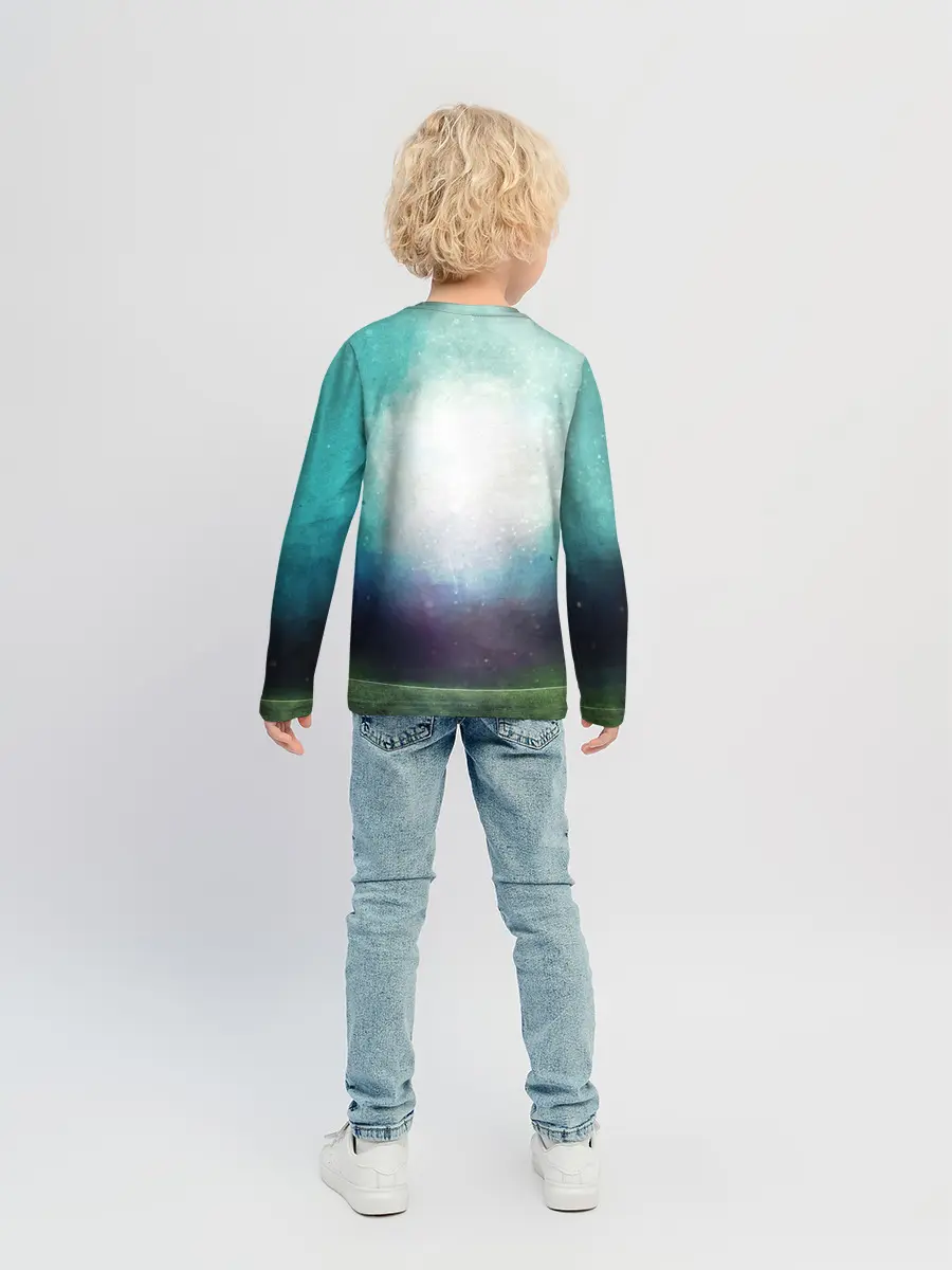 Детский лонгслив / 10 number