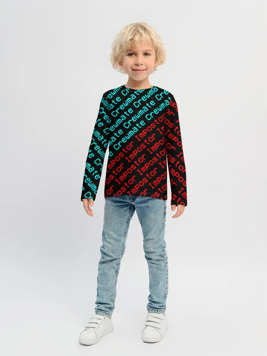 Детский лонгслив / AMONG US - Crewmate/Impostor