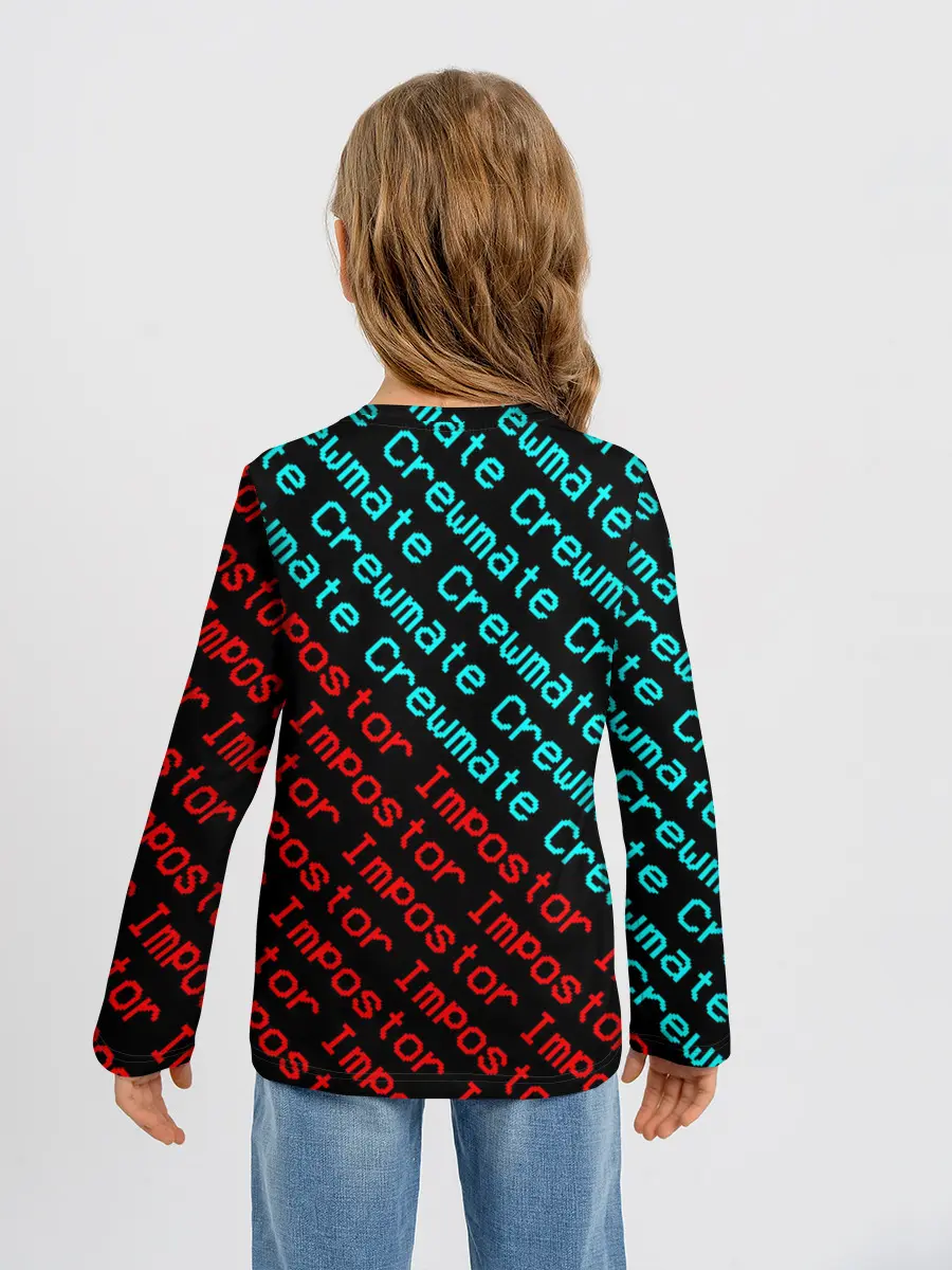 Детский лонгслив / AMONG US - Crewmate/Impostor