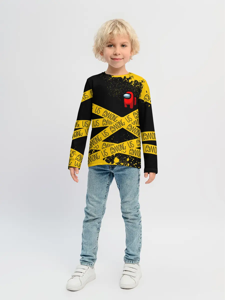 Детский лонгслив / AMONG US / Амонг Ас