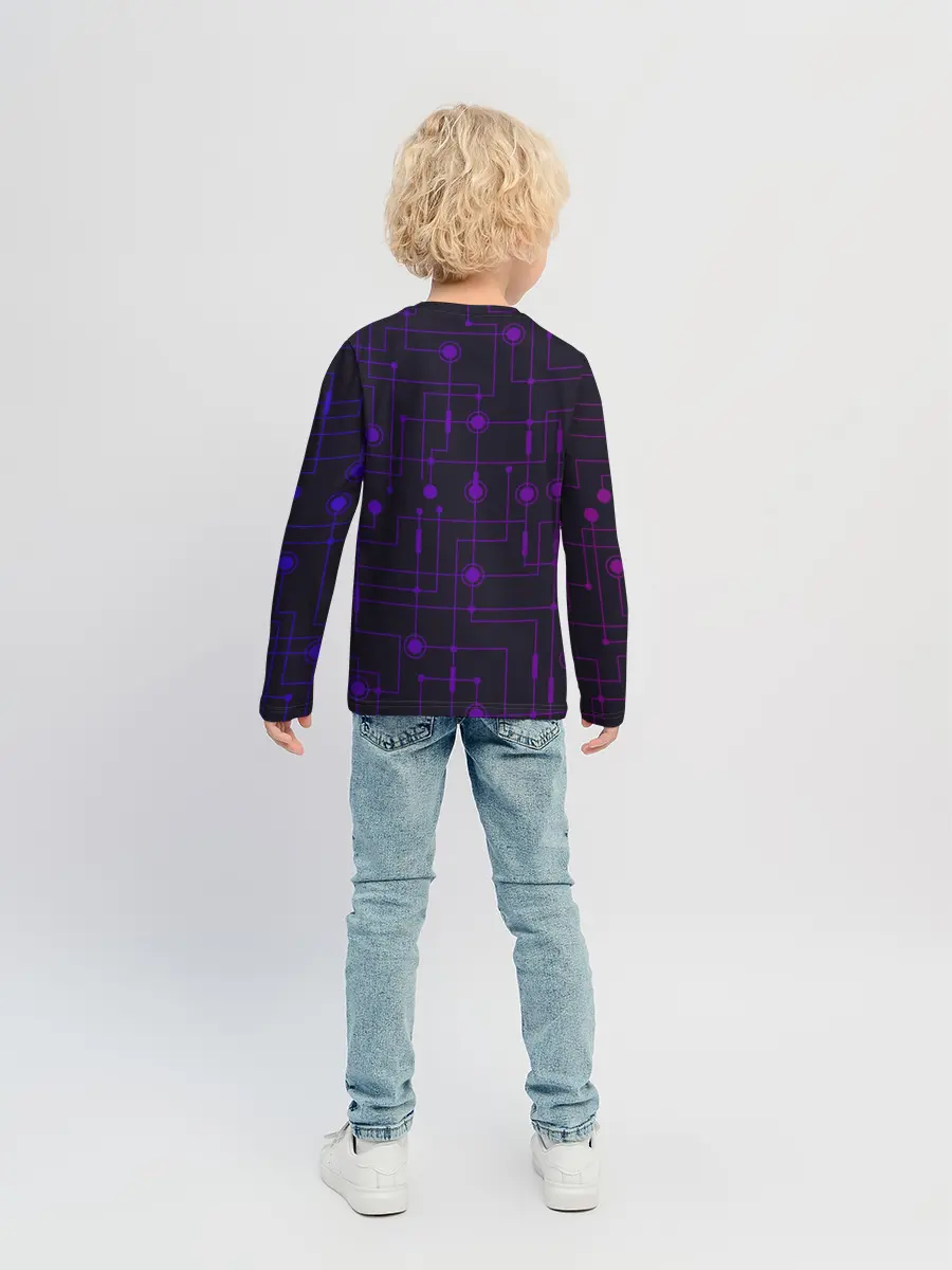 Детский лонгслив / Among Us | Амонг Ас