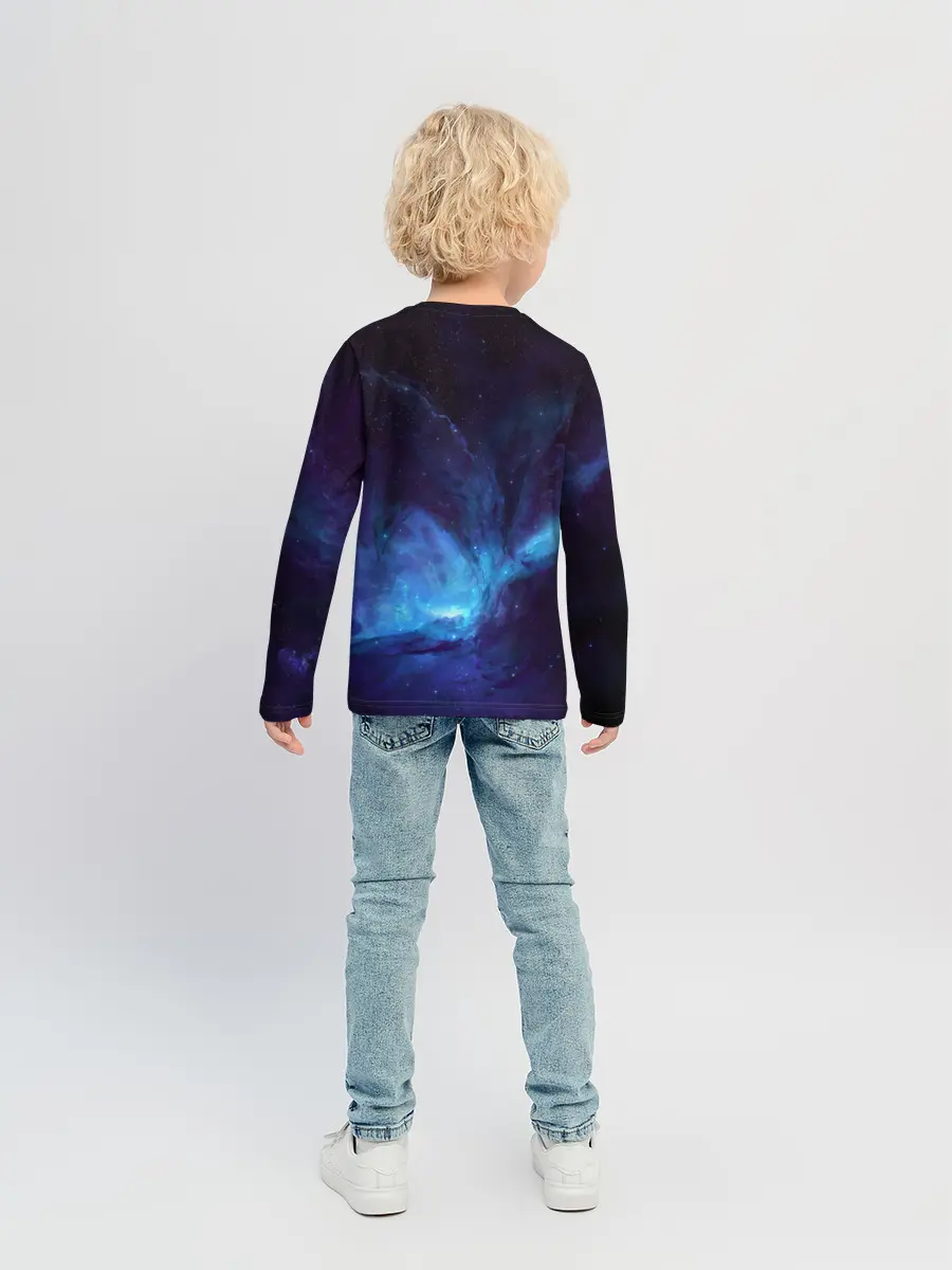 Детский лонгслив / Космос