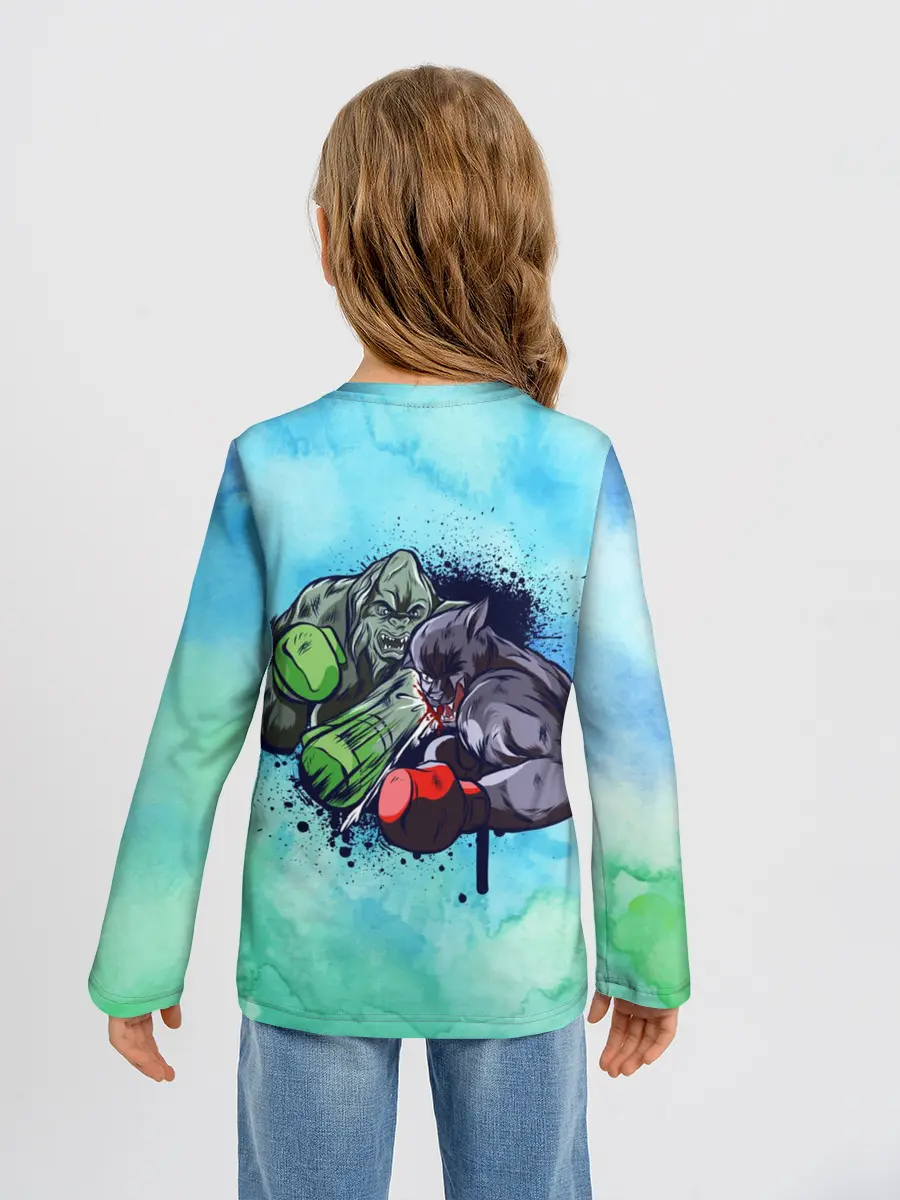 Детский лонгслив / Тайсон против Джонса