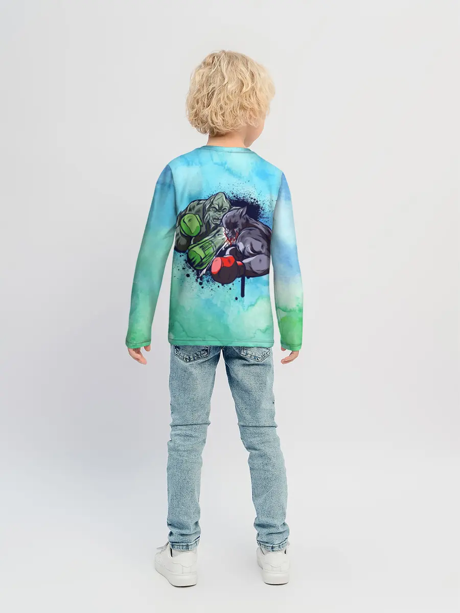 Детский лонгслив / Тайсон против Джонса