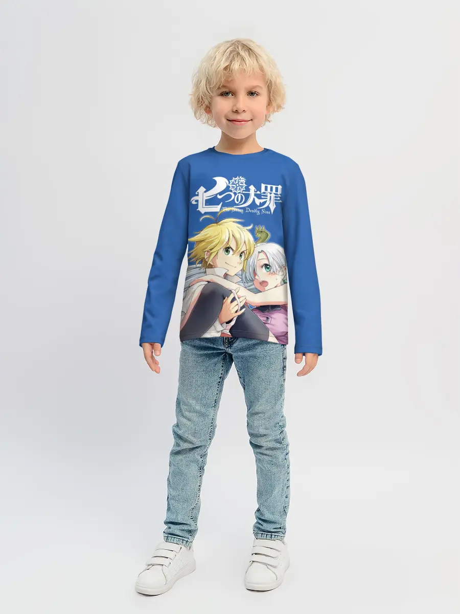 Детский лонгслив / Мелиодас и Элизабет