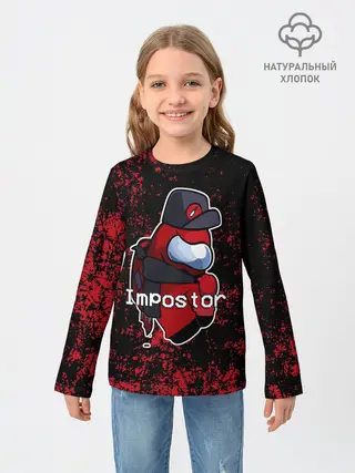 Детский лонгслив / AMONG US