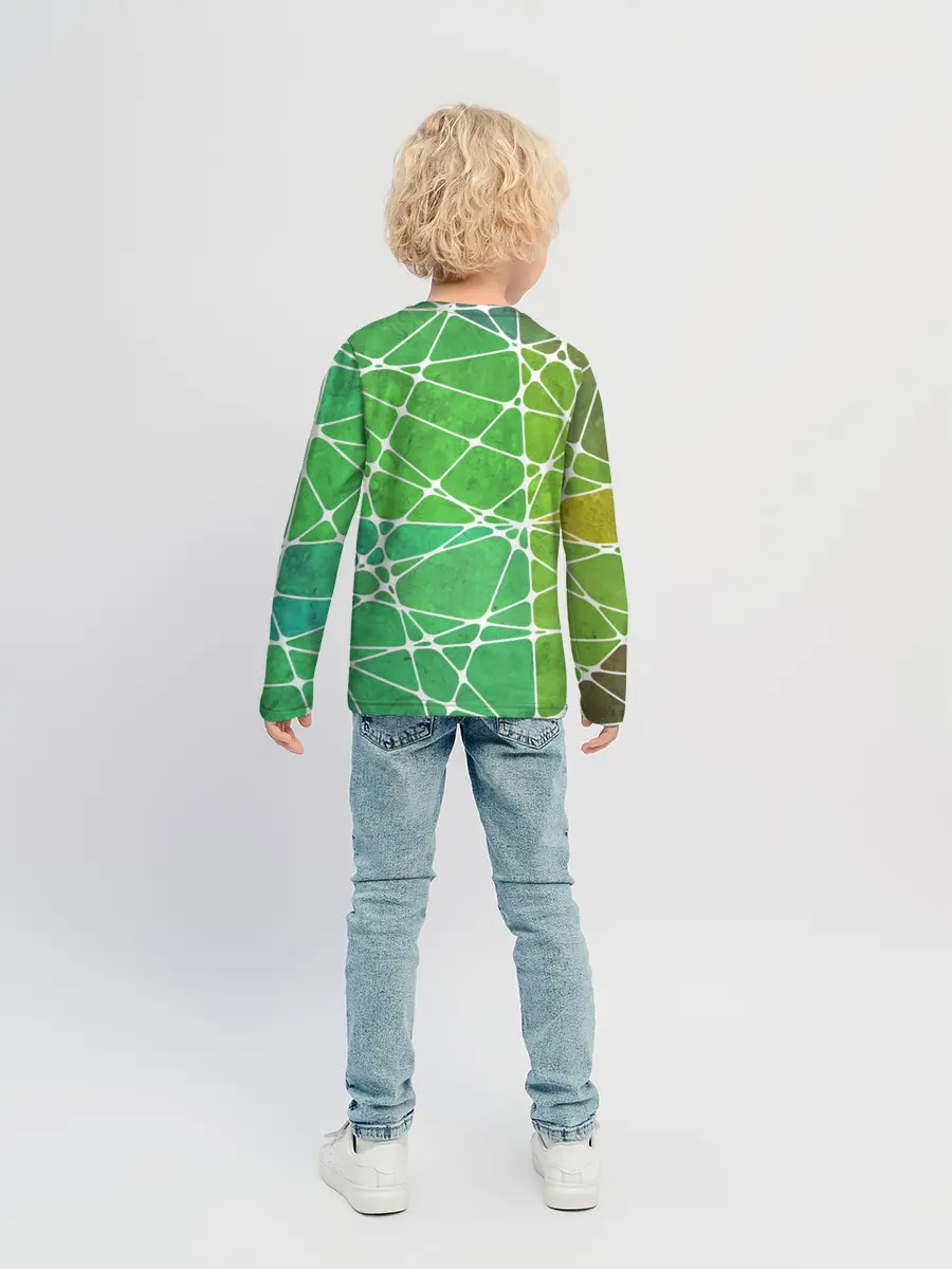 Детский лонгслив / Абстракция камень