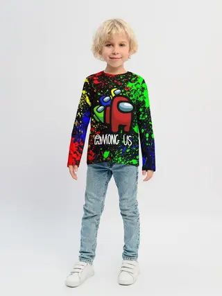 Детский лонгслив / AMONG US