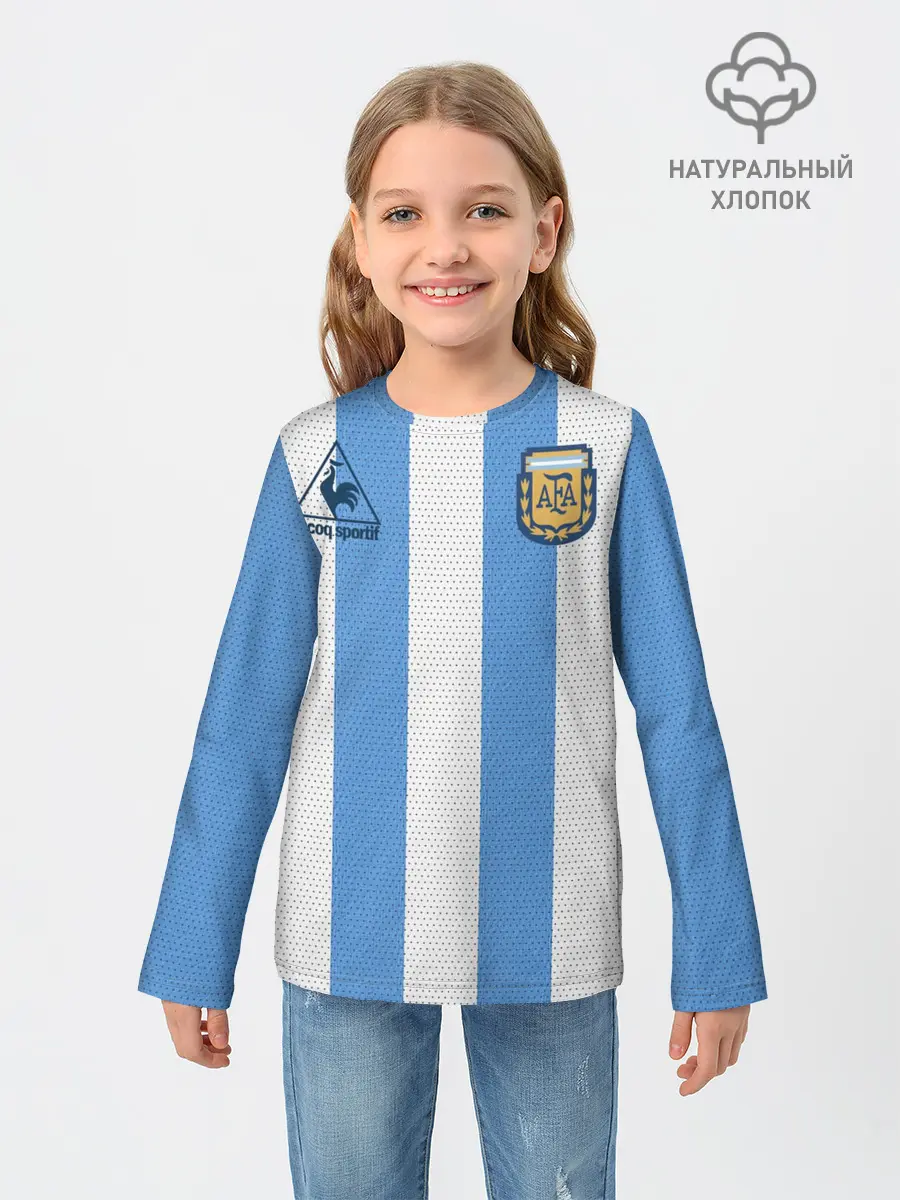 Детский лонгслив / Джерси Марадоны с автографом