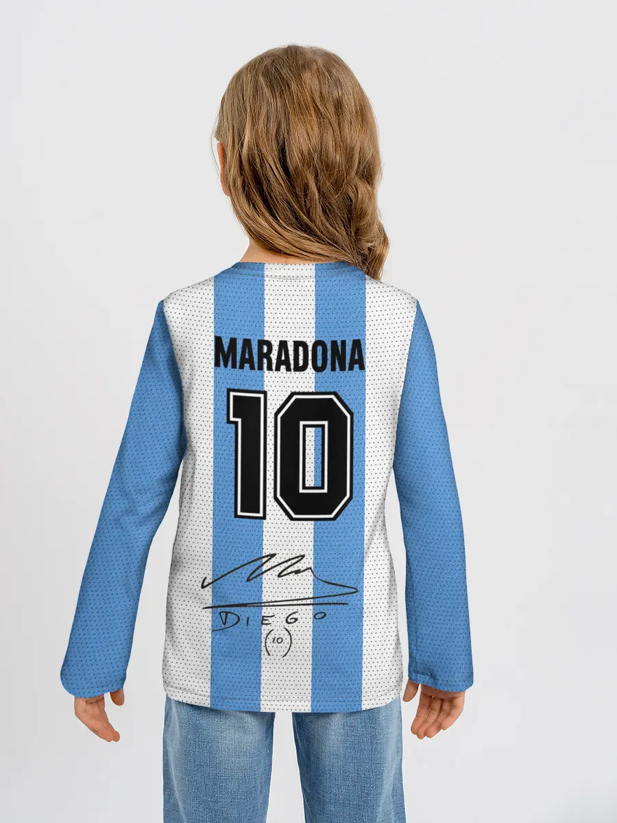 Детский лонгслив / Джерси Марадоны с автографом