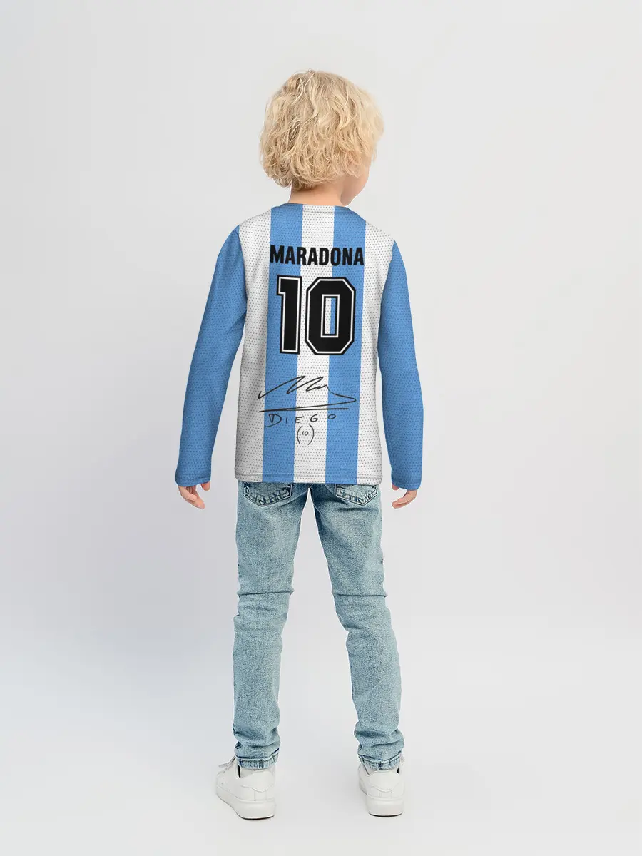 Детский лонгслив / Джерси Марадоны с автографом