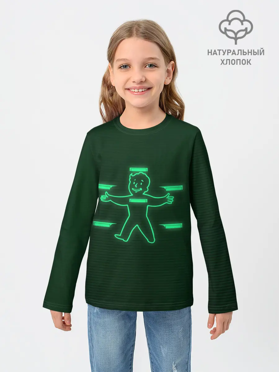 Детский лонгслив / Vault-Boy HP