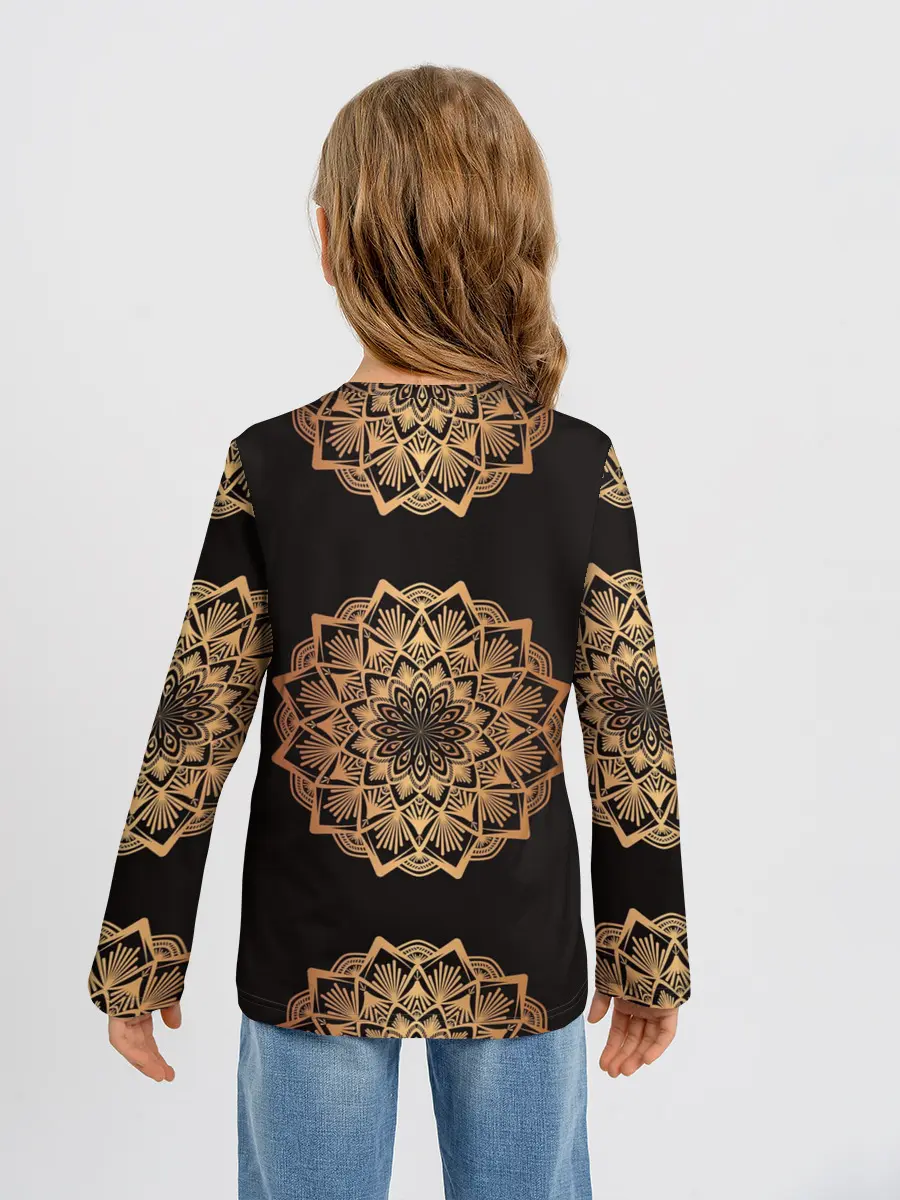 Детский лонгслив / Мандала